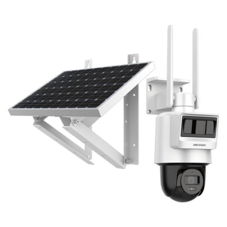 Camera PT IP, 2MP, 4G, 2.8mm, IR 30m, Audio, PIR+Radar, Panou solar, Acumulator - HIKVISION DS-2DE2C200IWG-K-4G-C05S10-2.8mm HIK